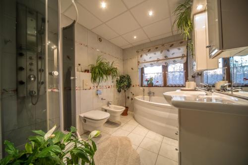 Et badeværelse på Gościniec Basia