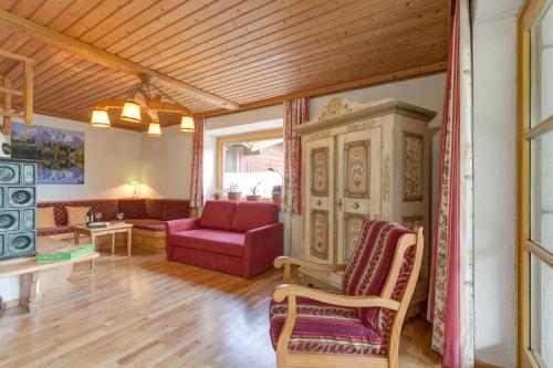 Χώρος καθιστικού στο Gartenwohnung Mandl Garten Sauna Hot Pot Pool