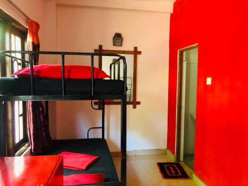 Postel nebo postele na pokoji v ubytování Dambulla City Hostel