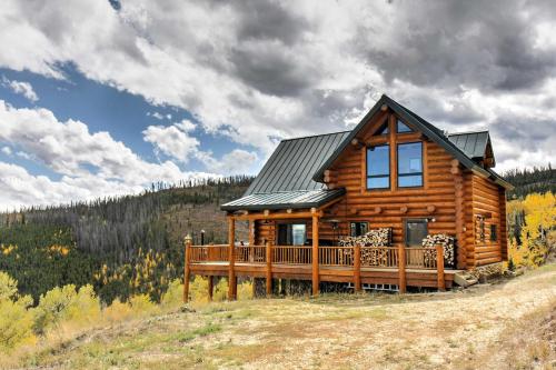 Secluded Granby Home with Mtn Views and Private Hot Tub