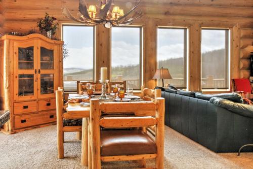 Secluded Granby Home with Mtn Views and Private Hot Tub