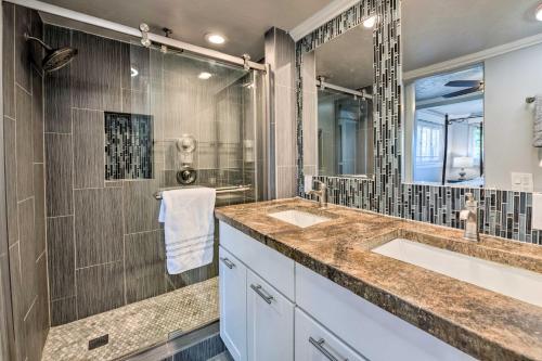 A bathroom at Charming Historic Ogden Home with Private Backyard!