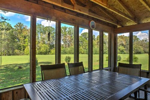 Un jardín fuera de Ooltewah Cabin with Grill, Pool Table and Porch!