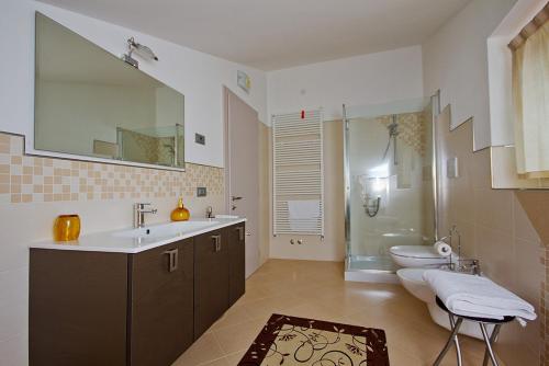 Kylpyhuone majoituspaikassa Il Sogno