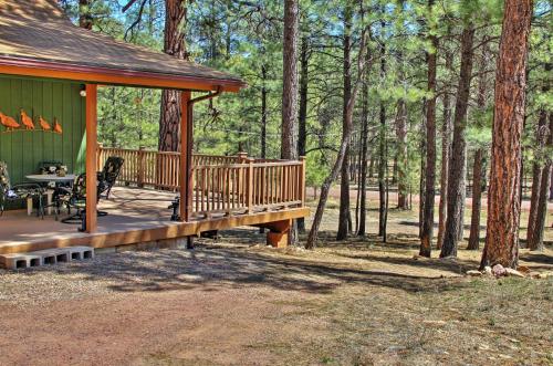 Happy Jack Getaway with Hot Tub and Wraparound Porch!
