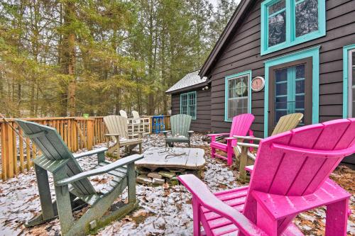 Gallery image of Secluded and Rustic Lake Harmony Cabin with Fire Pit! in Lake Harmony