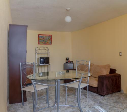 Dapur atau dapur kecil di Casa Shalom Puebla
