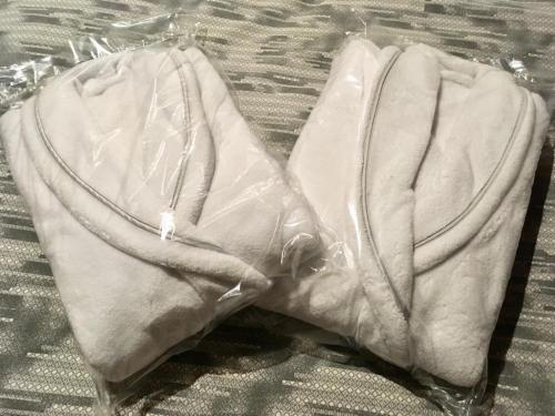 a pair of pants are wrapped in plastic at Chalés Amabilis in Monte Verde