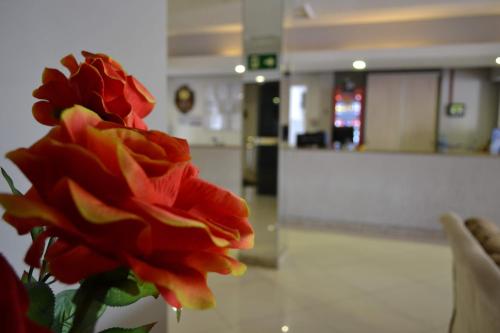 Ο χώρος του λόμπι ή της ρεσεψιόν στο Hotel Baviera Iguassu