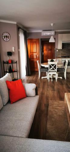 Χώρος καθιστικού στο Pannonia Apartman
