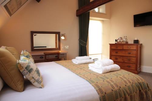 Ένα ή περισσότερα κρεβάτια σε δωμάτιο στο Y Capel Guest House