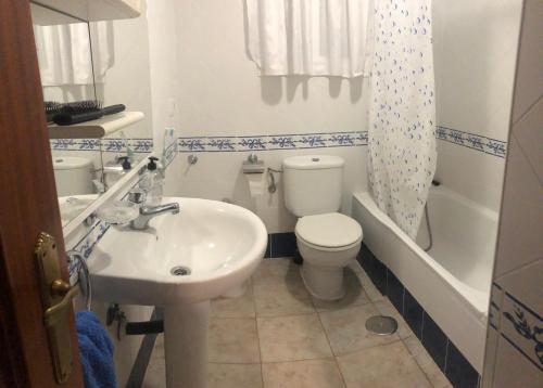 Koupelna v ubytování La casa del 7