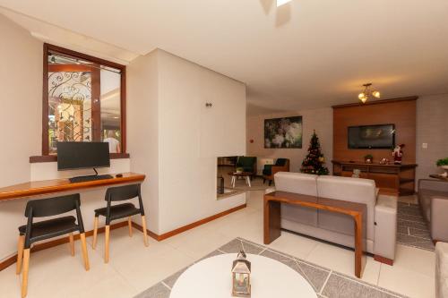 Televisyen dan/atau pusat hiburan di Tri Hotel Lago Gramado