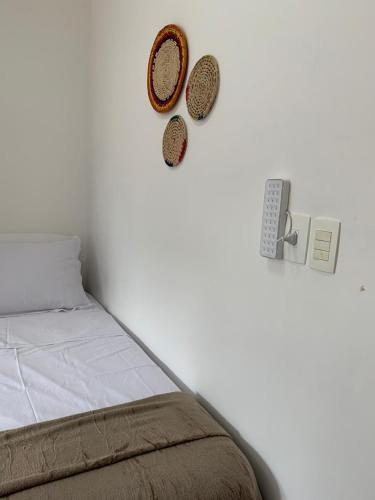 Postel nebo postele na pokoji v ubytování Pousada Ipioca Beach Village