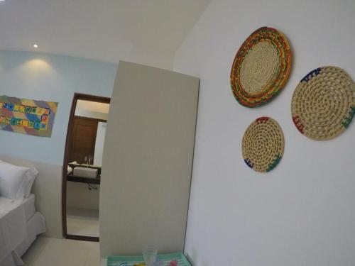 Postel nebo postele na pokoji v ubytování Pousada Ipioca Beach Village