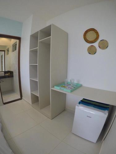 Kuchyň nebo kuchyňský kout v ubytování Pousada Ipioca Beach Village