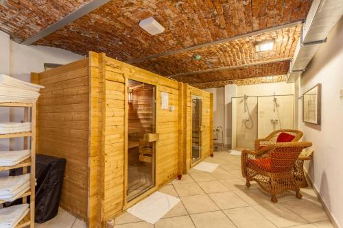 Koupelna v ubytování Hotel Triglav