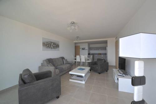 Χώρος καθιστικού στο Bel appartement vue mer Porto Vecchio