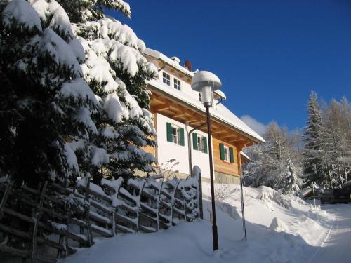 Alpine Cabin im Winter