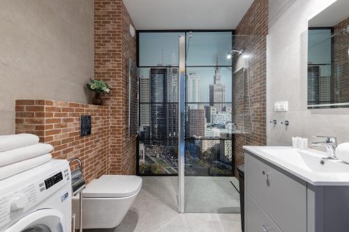 Kúpeľňa v ubytovaní P&O Apartments Służewiec