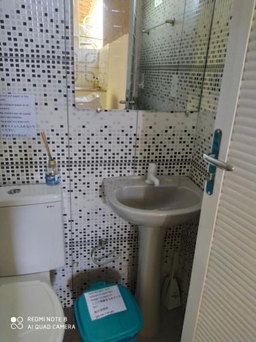 Bathroom sa Hostel Lençóis Park