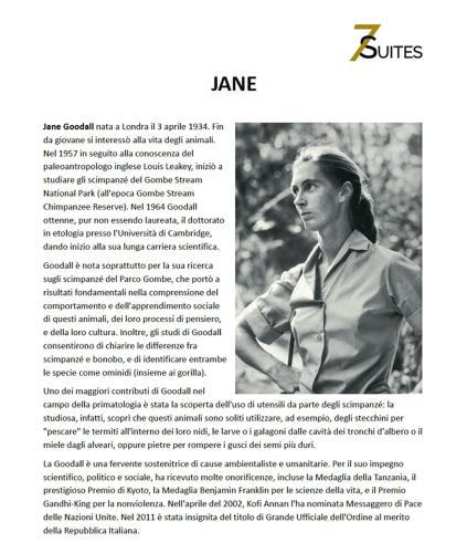 a page of a magazine with a picture of a woman at Seven Suites Pieve in Pieve di Soligo