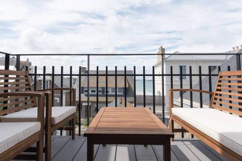 Appartement 4 étoiles vue mer et bord de plage Chez Odette