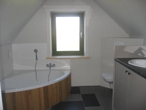 Vonios kambarys apgyvendinimo įstaigoje Vakantiewoning Kwakkelhof