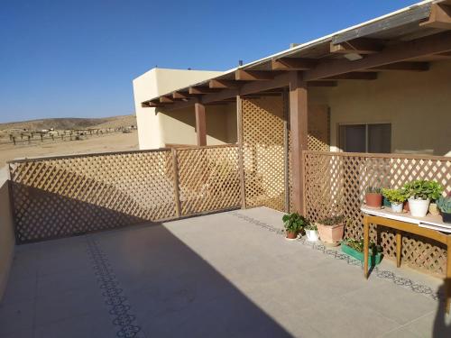 Un balcon sau o terasă la Hawarim Desert View