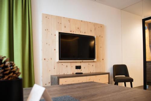 Haus Lechthalerにあるテレビまたはエンターテインメントセンター