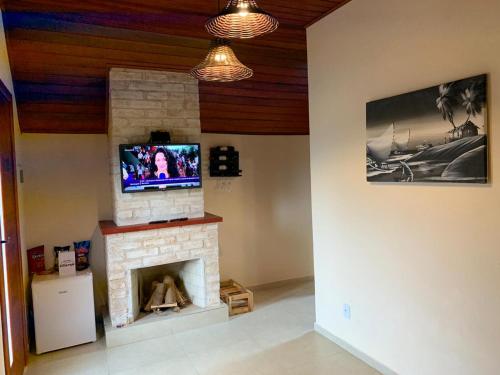 TV a/nebo společenská místnost v ubytování Pousada Villarejo