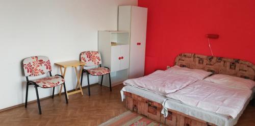 Cama o camas de una habitación en Privat Libuša