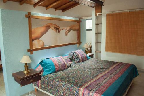 Ένα ή περισσότερα κρεβάτια σε δωμάτιο στο Casa Villa