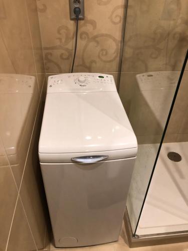 Bilik mandi di Šafran Apartment LUX