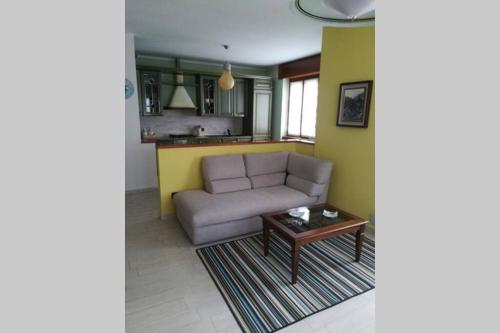 Posezení v ubytování Casa Bialugn