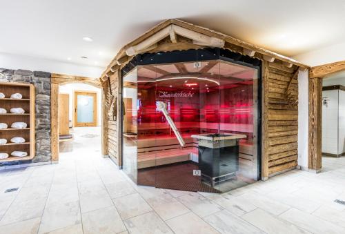 a store front with a glass door in a building at Hotel Restaurant Krone & Wellness - Schopfheim in Schopfheim