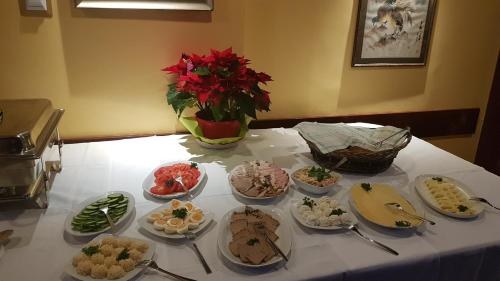 Jídlo v bed and breakfast nebo okolí