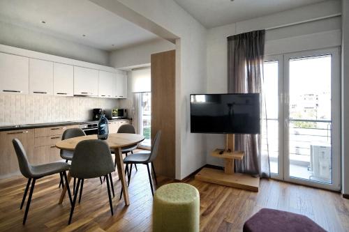 TV o dispositivi per l'intrattenimento presso Poseidon Residence