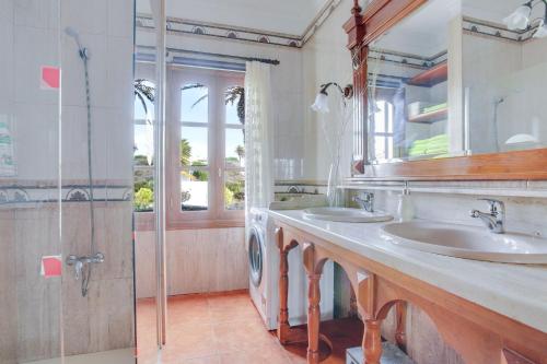 Koupelna v ubytování Casa Salinoco