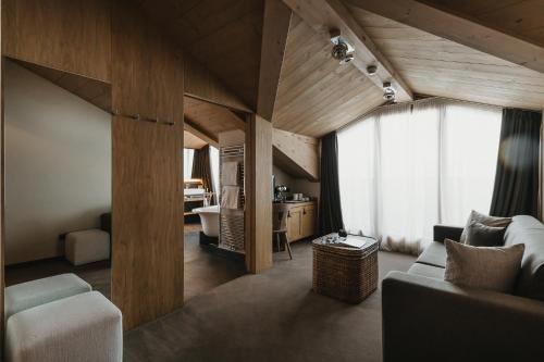 Postel nebo postele na pokoji v ubytování Eco & Wellness Boutique Hotel Sonne