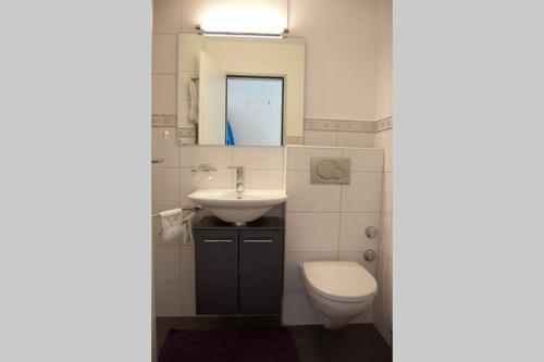 Koupelna v ubytování Mireille, Appartment 61