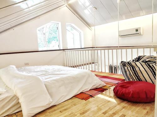 Giường trong phòng chung tại Van Son Garden - HomeStay