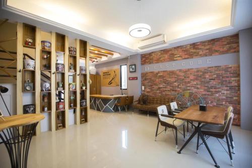 Un lugar para sentarse en 東立方旅宿-East Cube B&B