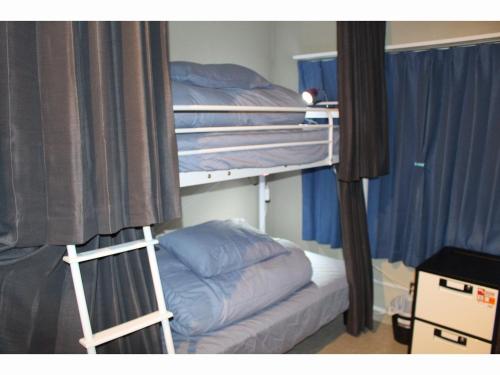 Shiroyama Guesthouse Banvina tesisinde bir ranza yatağı veya ranza yatakları