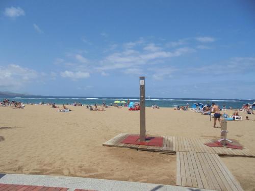 Ein Strand an oder in der Nähe der Ferienwohnung