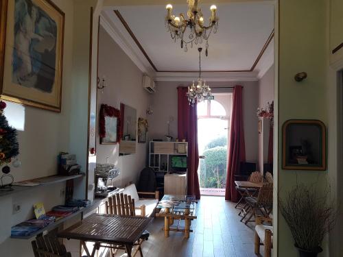 Χώρος καθιστικού στο Villa Eden