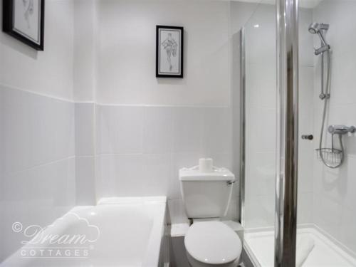 Et badeværelse på Upsidedown House