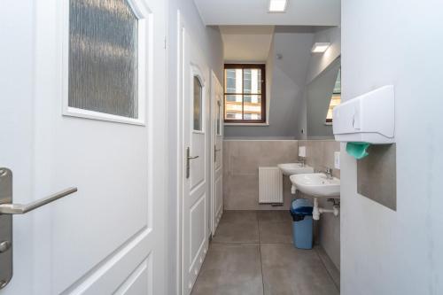 Koupelna v ubytování Hostel Universus