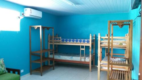 Katil atau katil-katil dalam bilik di Residencial Kinczeski