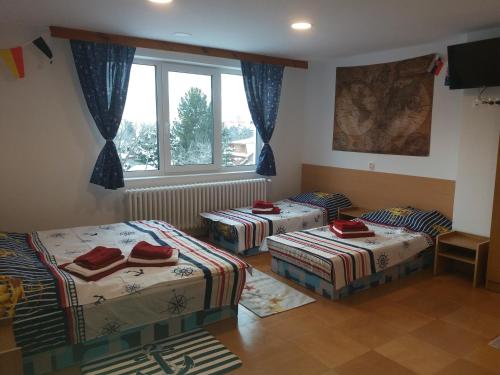 Postel nebo postele na pokoji v ubytování Privat Tatry Dreams